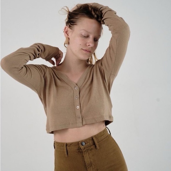 OZMA Sweaters - Ozma Rae Cardigan in Tea